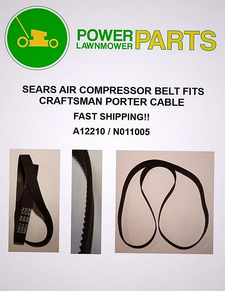 1 - N011005 / A12210Air Compressor Belt Craftsman DeVilbiss Porter Cable SALE!