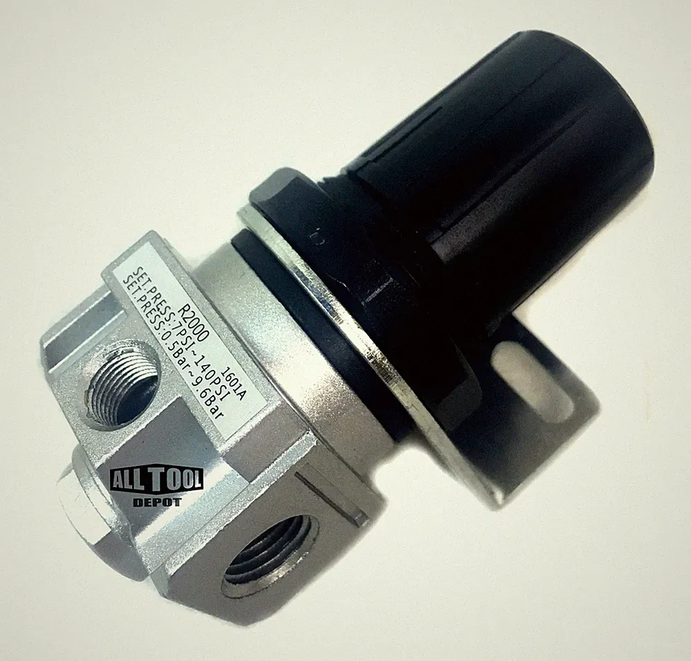 4 Port 1/4" Air Compressor Regulator P1P2 Port Devilbiss Craftsman Replacement