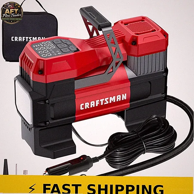 CRAFTSMAN 12V Tire Inflator Portable Air Compressor 150 PSI