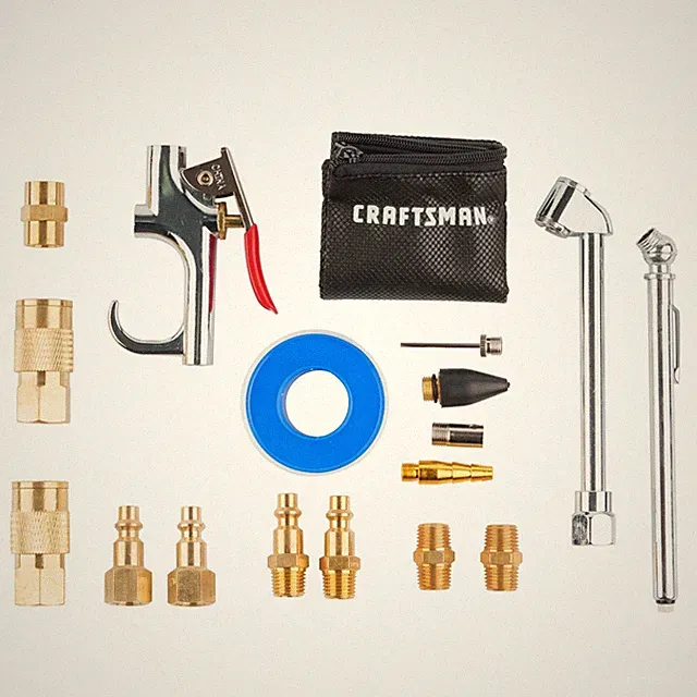CRAFTSMAN 18-Piece Air Compressor Accessory Kit, Includes Blow Gun, Tire Inflat