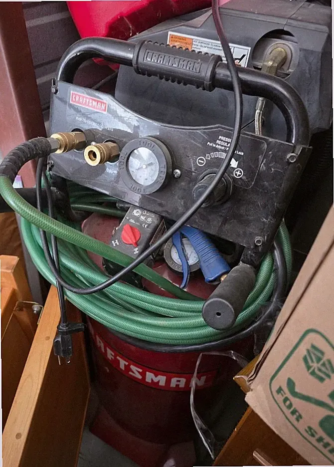 Craftsman Portable Corded Electric Tank Air Compressor Red Black