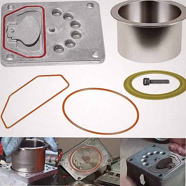 K-0650 Air Compressor Cylinder Sleeve Ring + Valve Plate for Craftsman/Devilbiss