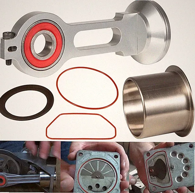 KK-4835 Compressor Piston Kit Connecting Rod Replacement Kit w/Piston Bearing fo
