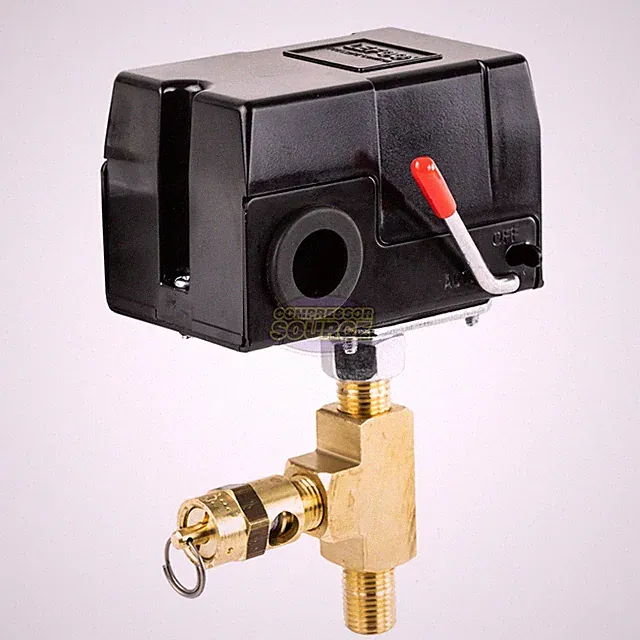Replacement 95-125 PSI Pressure Switch Craftsman Air Comp w 125 PSI Relief Valve